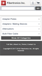 Mobile Screenshot of fibertronics-store.com